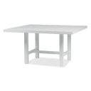 Fri Form 122x124cm spisebord hvid