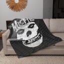 Rocksax Misfits Fiend Sherpa Fleece Blanket 60 in x 80 in 78899448