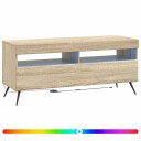 vidaXL LED TV skap Sonoma eik Konstruert tre