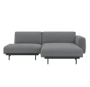 Muuto In Situ 2 seters modulsofa   Konfig 7   Ocean80/Svart