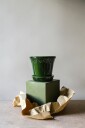 Bergs Potter Potte med fat Københavner GLAZED diameter 10 cm Grønn