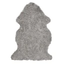 Skinnwille Curly fåreskinn  60x95 cm Natural grey
