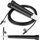 Svart hoppetau for trening Neo-Sport NS-955