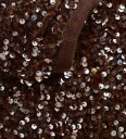 Minymo Blouse Ls W. Sequins - Brown - 110
