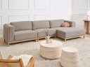 Hjørnesofa 5 seters Veng   Taupe