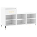  Skoskap hvit 102x36x60 cm konstruert tre 8721012113954