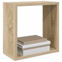  Vegghyller kubeformet 6 stk sonoma eik 30x15x30 cm 8720286594278