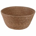 vidaXL Blomsterkrukke med håndtak Naturlig Ø 32 x 32 cm 100% sjøgress