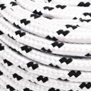  Arbeidstau hvit 10 mm 100 m polyester