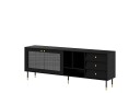 Akilesh Kommode 200 cm   Svart