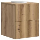  Vegghengt Nattbord Artisan eik 33 x 34,5 x 40 cm Konstruert tre