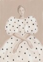 Polka Dotted Dress Plakat Plakat / 50x70cm