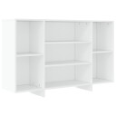 vidaXL Skjenk hvit 120x30x75 cm sponplate