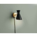Warm Nordic BLOOM Vegglampe Sort   Unoliving