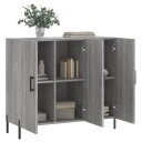 vidaXL Skjenk grå sonoma 90x34x80 cm konstruert tre