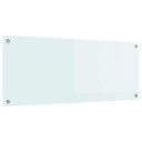  Kjøkkenbakplate Hvit 100 x 40 cm herdet glass