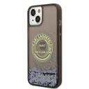 Karl Lagerfeld Flytende Glitter Rundt Rsg-Logoetui - Etui Iphone 14 Plus (Czarny)