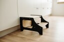 Duck Woodworks Skammel Svart