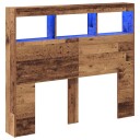 Hodegjerde Gammelt tre Solid gjenvunnet tre 120 x 17 x 102 cm