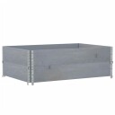 Plantekasse grå 120x80 cm heltre furu