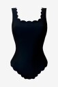 KAANDA Beach life Badedrakt New Venus Scallop Tank Onepiece Svart