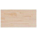  Bordplater 2 stk 80x40x2,5 cm rektangulær heltre furu 847428