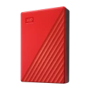 WD My Passport Ekstern Harddisk 6TB USB 3.2 Rød