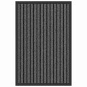  Dørmatte Stripete Svart og Grå 40 x 60 cm Polypropylen og PVC