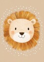Smiling Lion Plakat Plakat / 50x70cm