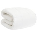 vidaXL Dyne og putesett Hvit 200 x 240 cm Bambusfiber