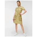 Aeronautica Militare Dame Kjoler Beige 2XS,