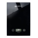 Alpina kjøkkenvekt 5 kg kapasitet svart med kompakt design