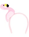 Rosa Hårbøyle med Flamingo