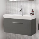 Dansani Mido+ servantskap 80x35 cm sort struktur