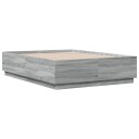  Sengeramme grå sonoma 135x190 cm konstruert tre 8721012274778