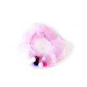 Organza Scrunchie Pompom PomPom Lilac