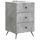  Nattbordskap Betonggrå 43 x 41 x 66,5 cm Konstruert tre