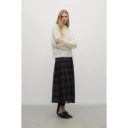 The New Society Dame Skjørt Brun XS,