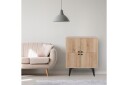 Harbiyes Side Avlastningsbord 70 cm - Natur / Svart