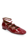 ALOHAS Luke Leather Ballet Flats - Burgundy - 39