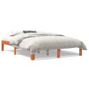 vidaXL Sengeramme brun 120x190 cm heltre furu 8721012361737