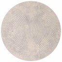  Områdetepper Rund GALATI Beige Ø 160 CM Polyester