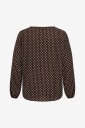Only Carmakoma   Bluse carVica Life L/S V neck Wvn   Brun