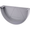 Plastmo endebunn, 25 cm grå gray