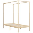 vidaXL Himmelsengeramme heltre furu 100x200 cm