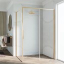 Novellini Riga 2PF Skyvedører Krom / 177cm Høyre Hengslet