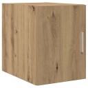  Vegghylle Håndlagd Eik 30x42.5x40 cm Behandlet Tre