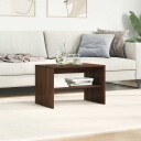 TV benk brun eik 60x40x40 cm konstruert tre
