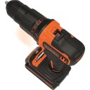 Black & Decker BDCHD18KB2-QW Slagbormaskin med batteri og lader Maskiner