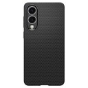 Spigen Liquid Air Deksel for Samsung Galaxy S25 Edge - Matt Svart